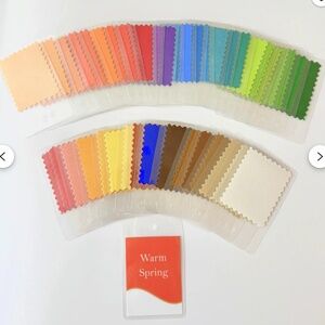 Warm Spring Color Fabric Swatches